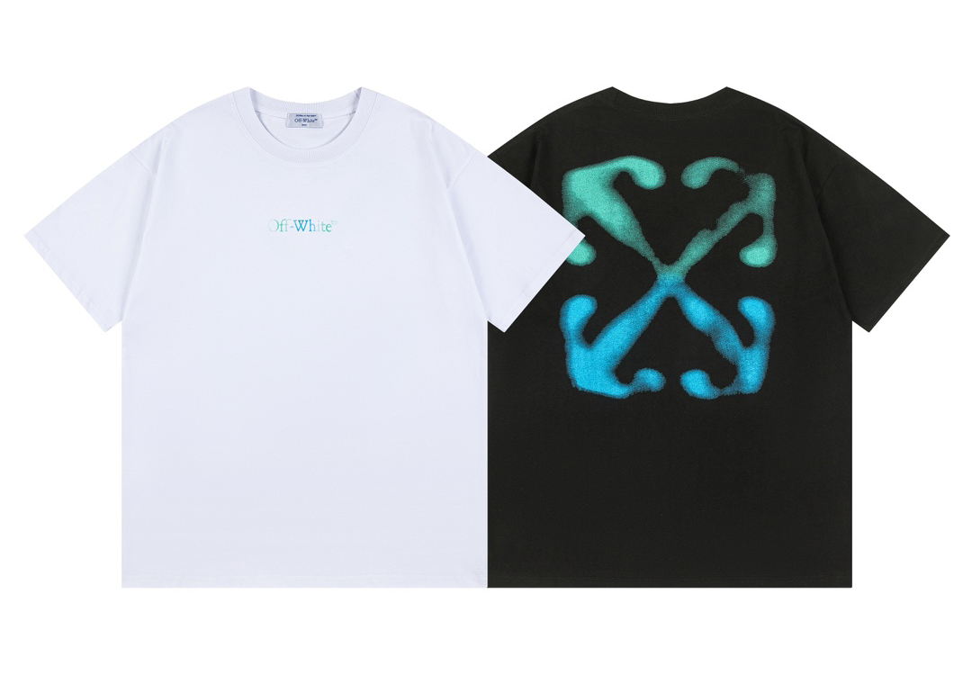 Off-White Green Blue Arrow T-Shirt