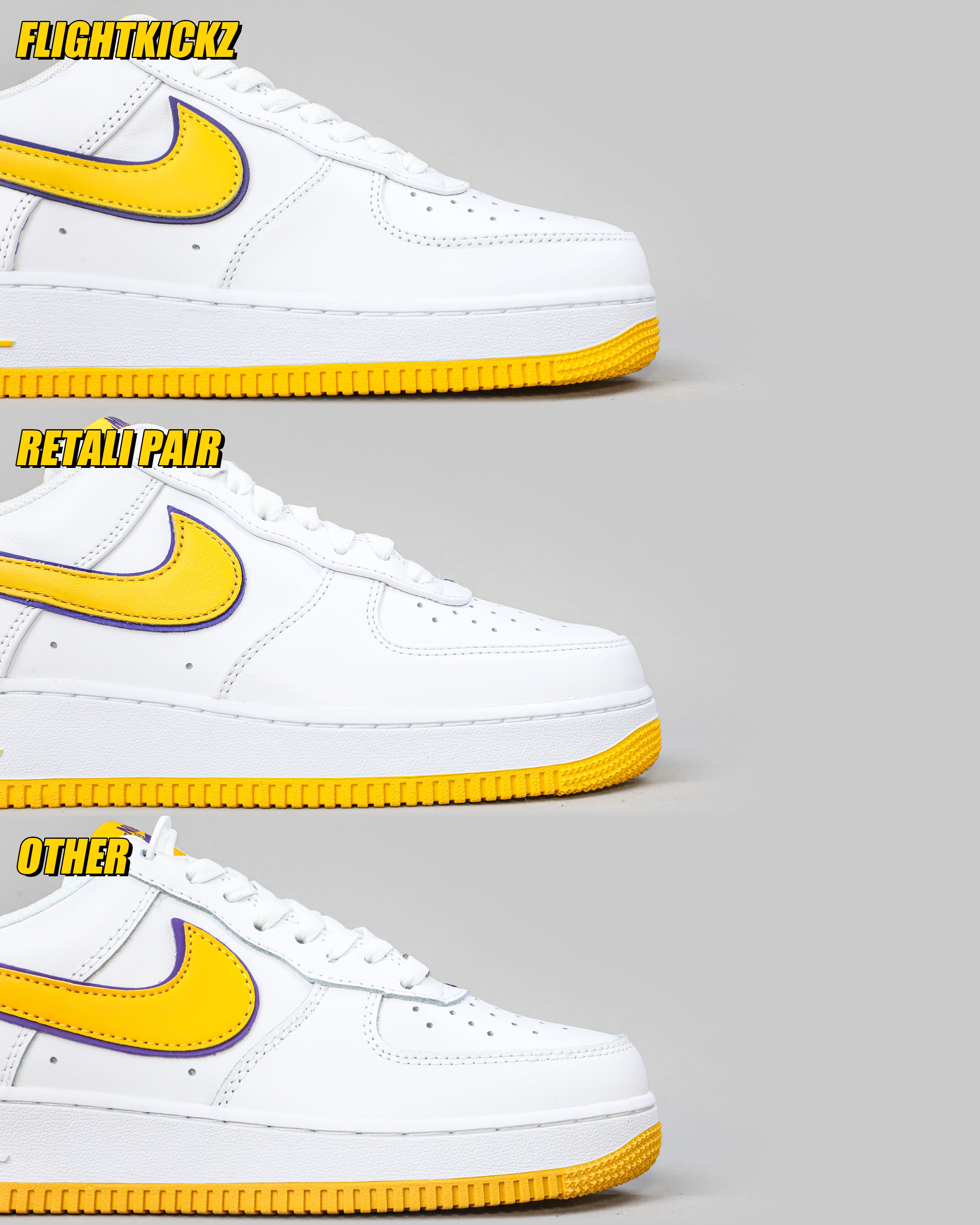 Nike Air Force 1 Low Retro QS Kobe Bryant Lakers Home（Ln5 A1）