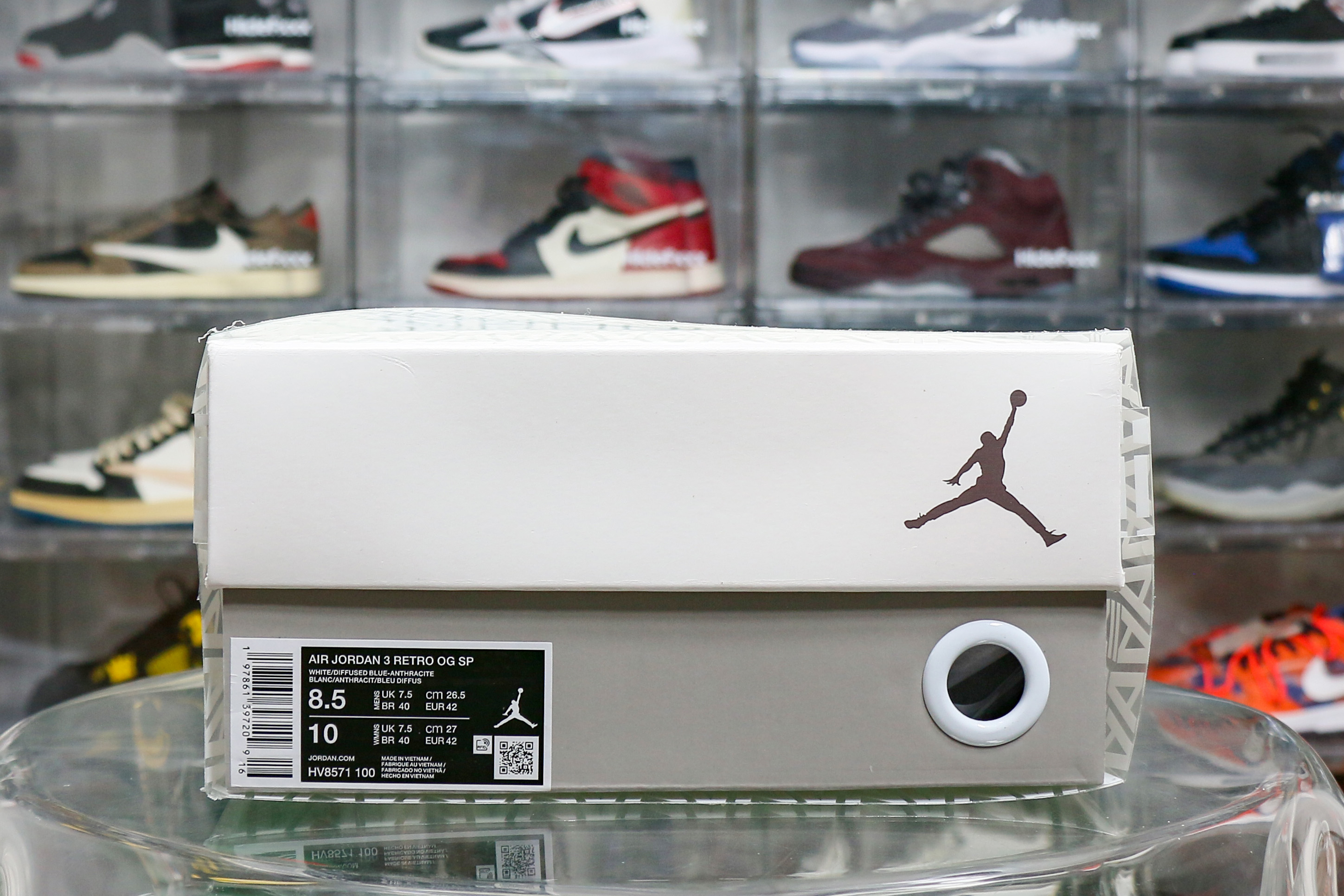 A Ma Maniére x Air Jordan 3 “Diffused Blue” (Ln5 A1)