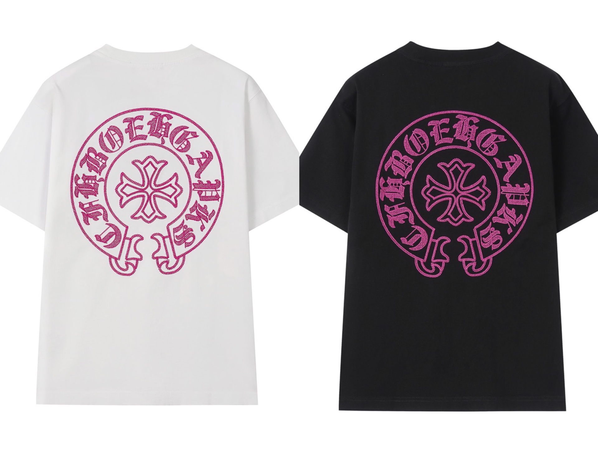 Ch*0me He**ts t-shirt 2025 appliqué heavy embroidery tee