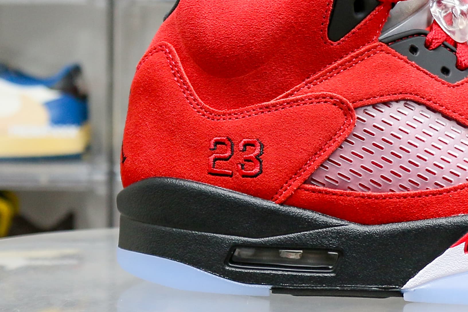 Air Jordan 5 Retro Raging Bull Red Suede