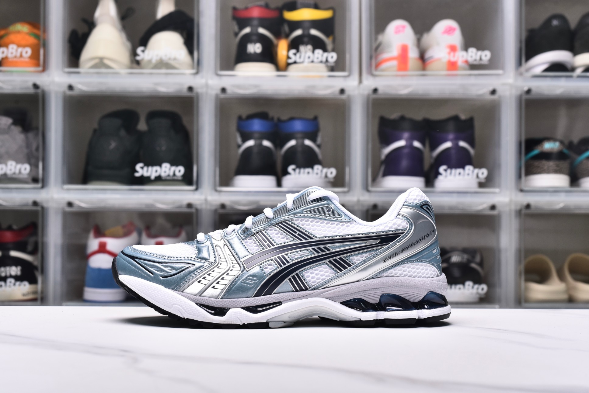 Gel Kayano 14 White Fjord Grey 2024