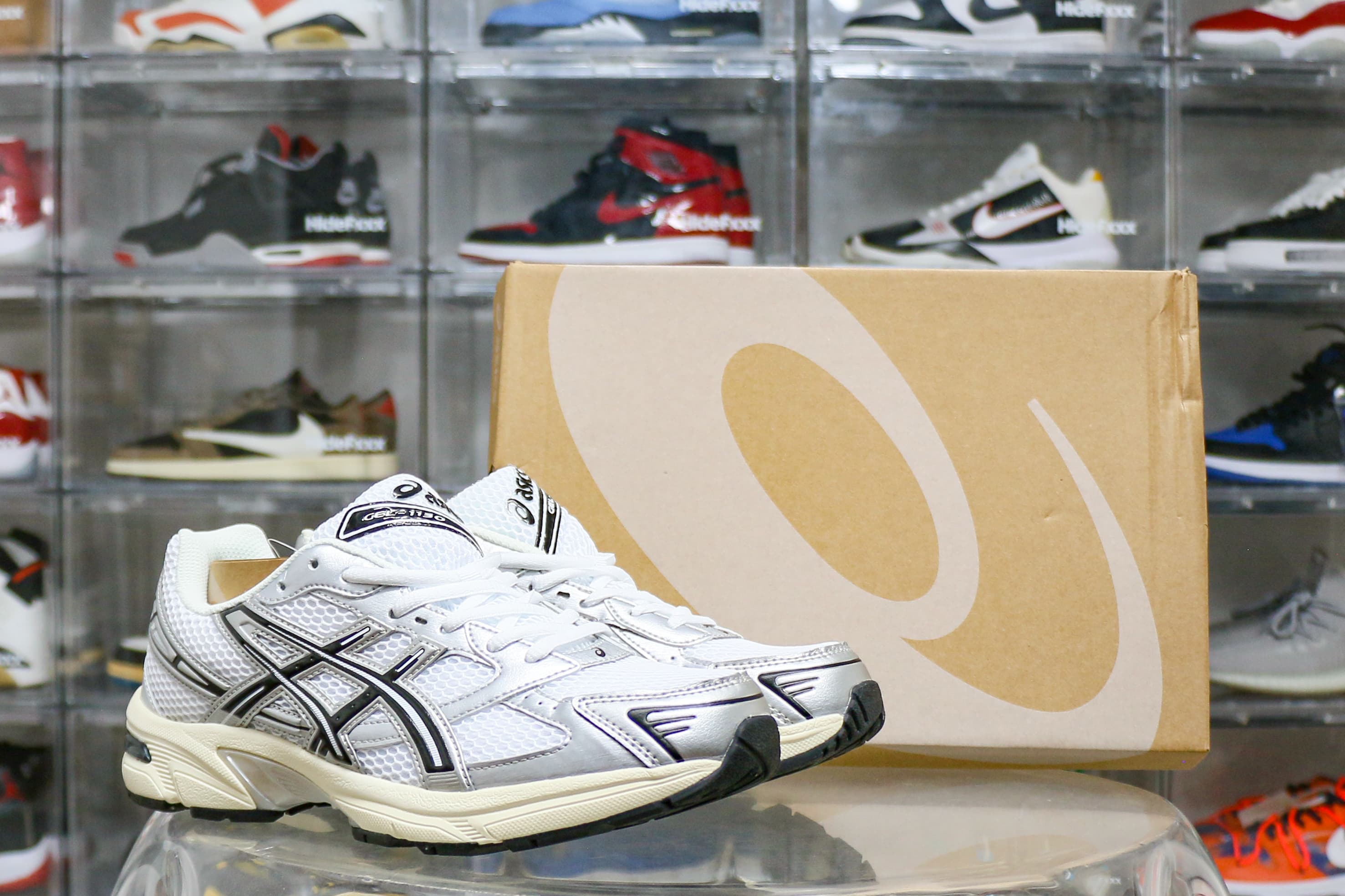 KITH × Asics Gel-1130 Cream/Scarab